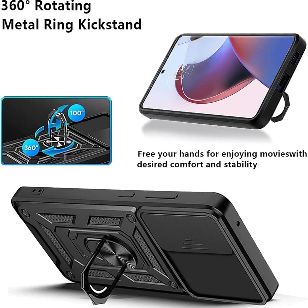 Techsuit CamShield Series - θήκη για Motorola Edge 30 Ultra - Μαύρο 2