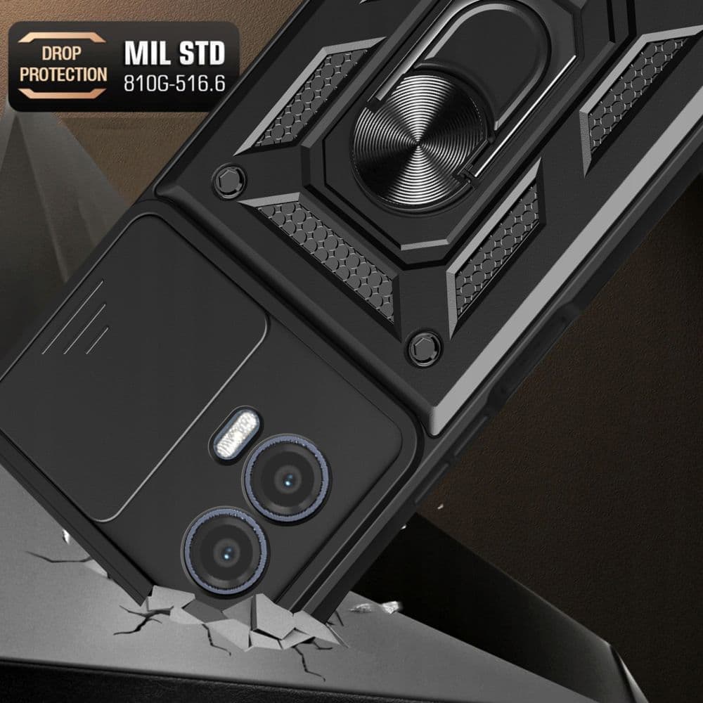 Techsuit CamShield Series - θήκη για Motorola Moto G73 - Μαύρο 4