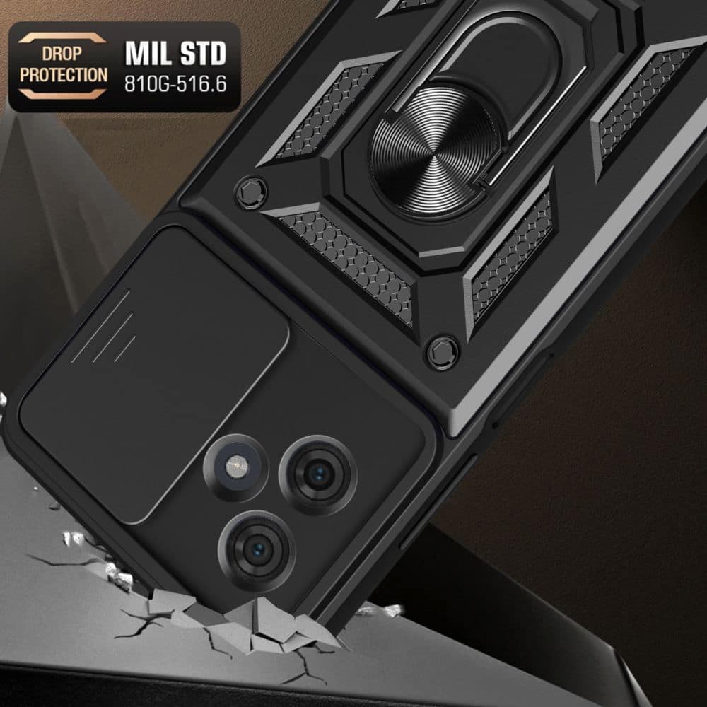 Techsuit CamShield Series - θήκη για Motorola Moto G54 - Μαύρο 3