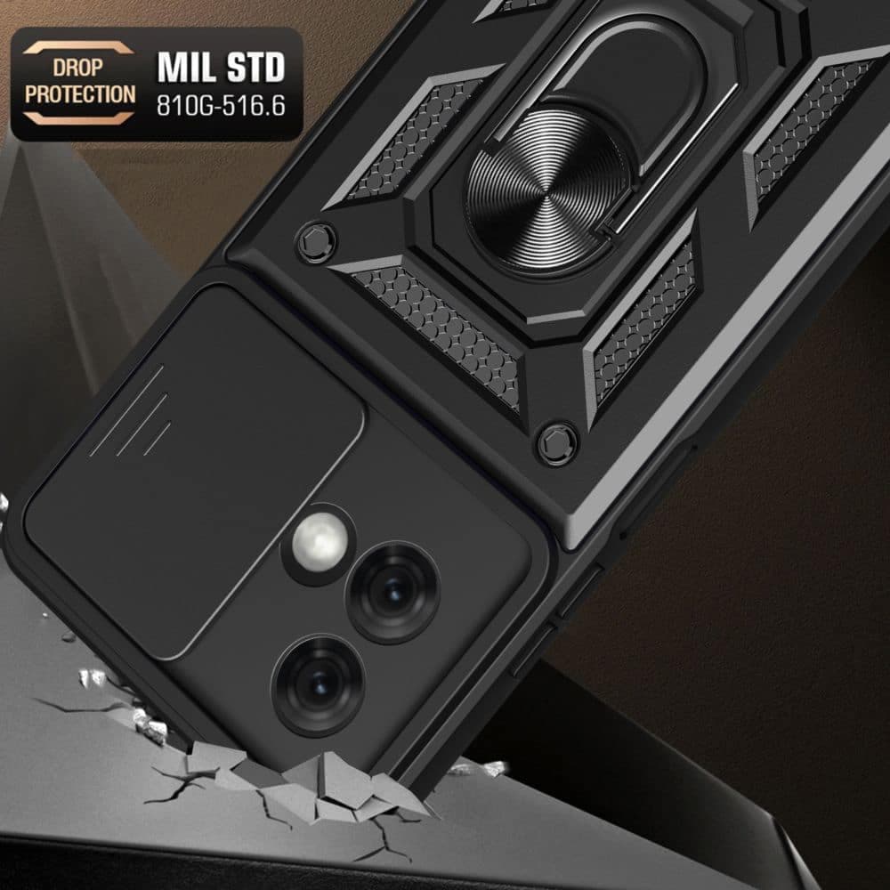 Techsuit CamShield Series - θήκη για Motorola Moto G84 - Μαύρο 6