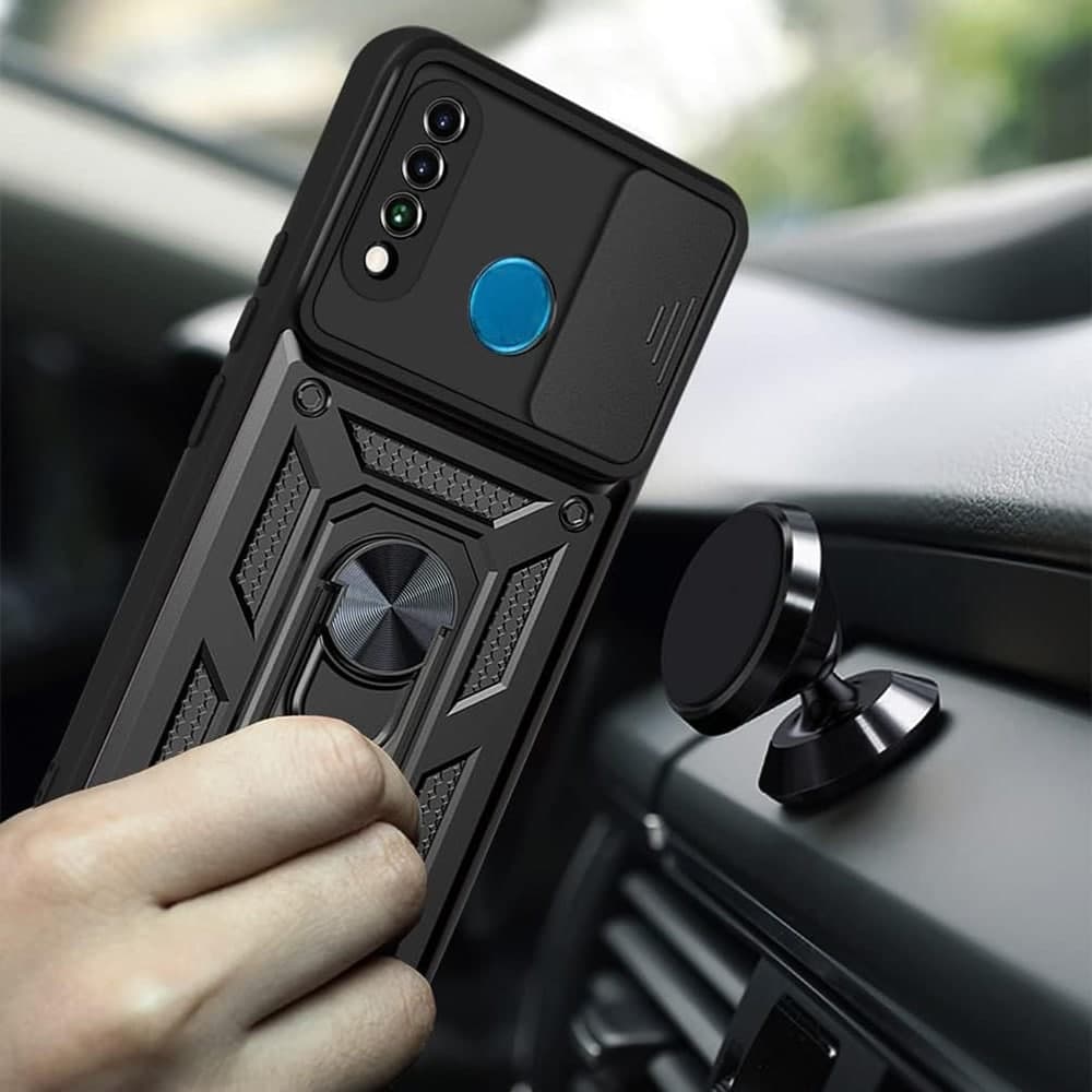 Techsuit CamShield Series - θήκη για Huawei P30 Lite / New Edition - Μαύρο 2