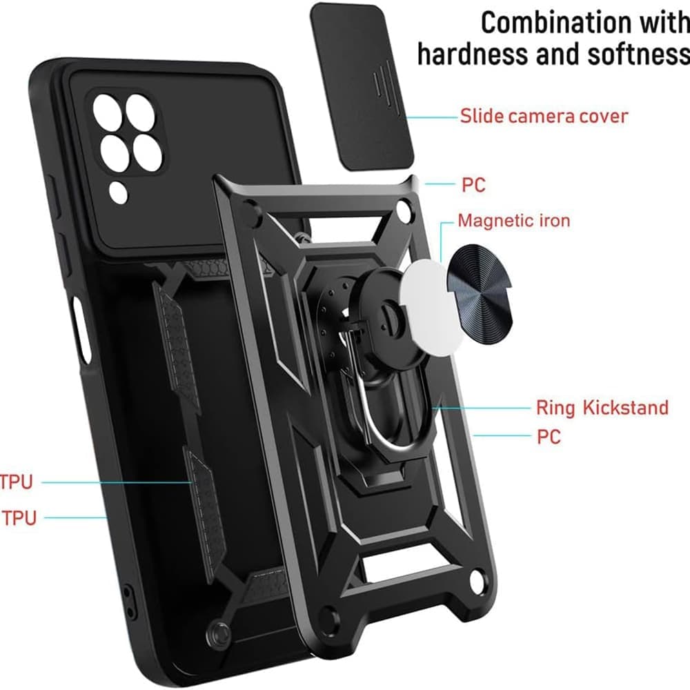 Techsuit CamShield Series - θήκη για Huawei P40 lite - Μαύρο 6
