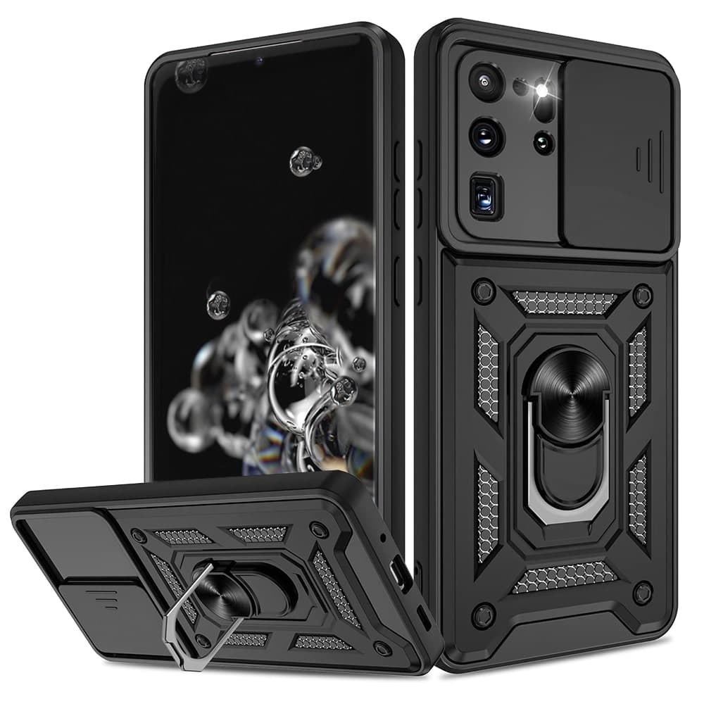 Techsuit CamShield Series - θήκη για Samsung Galaxy S20 Ultra / 5G - Μαύρο