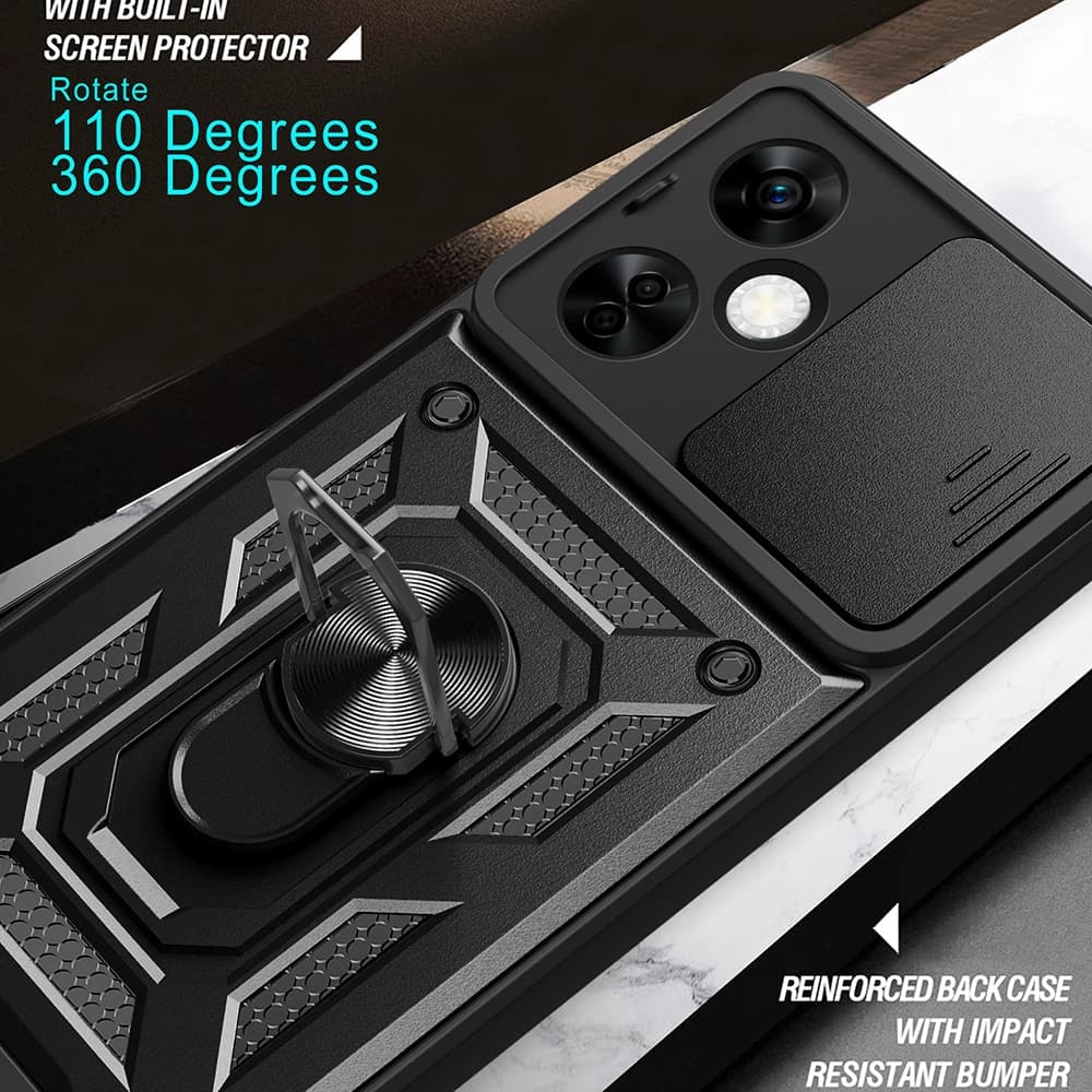 Techsuit CamShield Series - θήκη για Oneplus Nord CE 3 Lite - Μαύρο 5