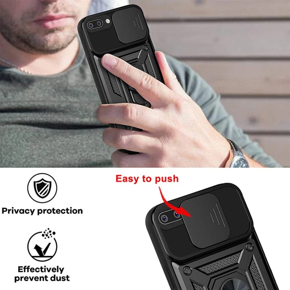 Techsuit CamShield Series - θήκη για Apple iPhone 7 Plus / 8 - Μαύρο 4