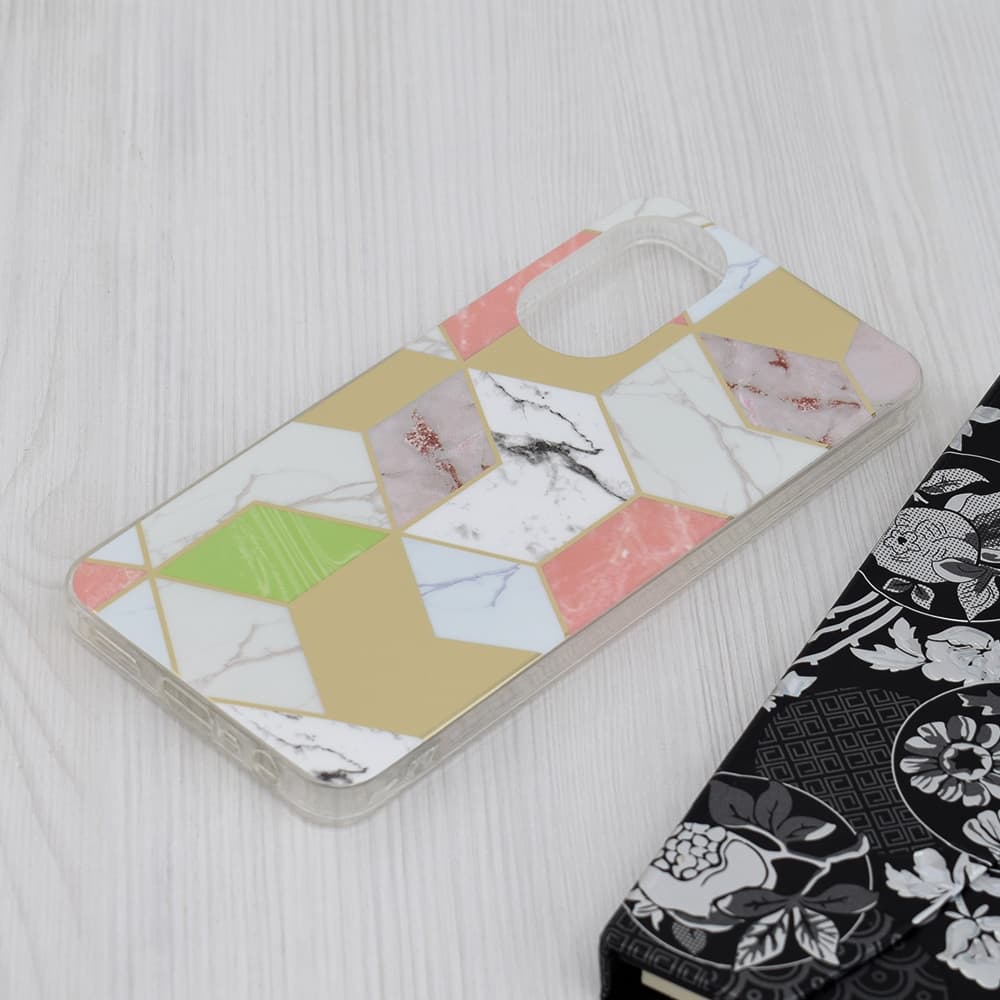 Techsuit Marble Series - θήκη για Oppo A78 4G - Πολύχρωμο 3