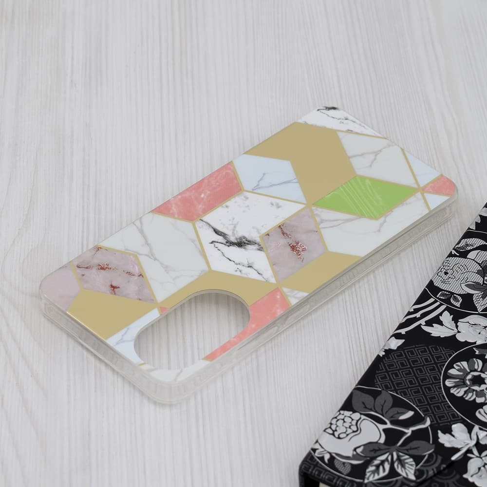 Techsuit Marble Series - θήκη για Oppo A78 4G - Πολύχρωμο 4