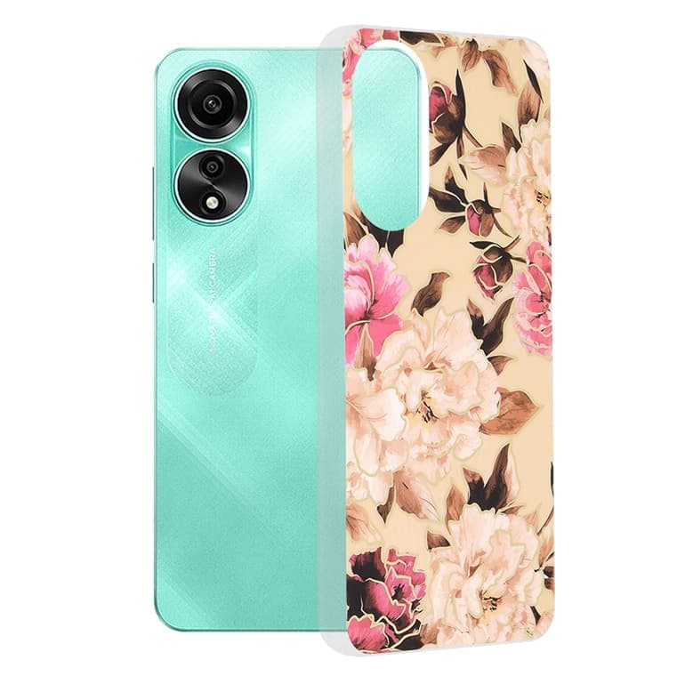 Techsuit Marble Series - θήκη για Oppo A78 4G - Πολύχρωμο