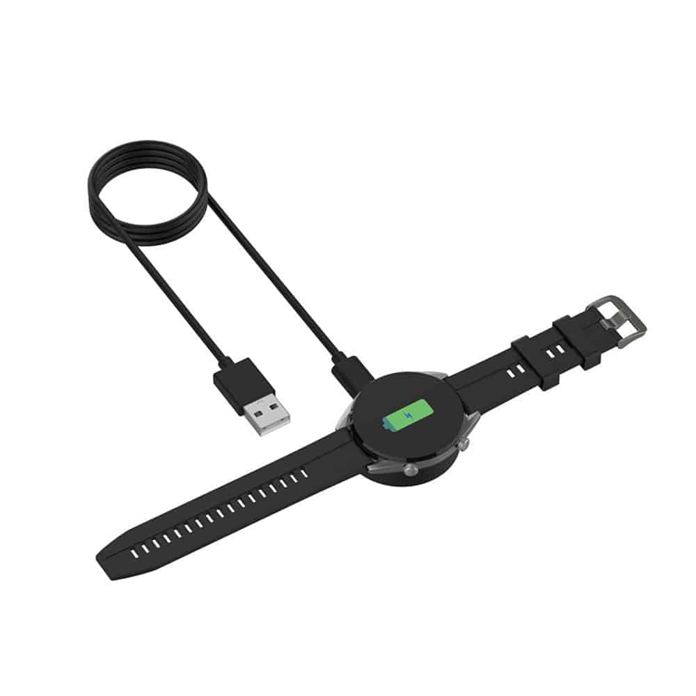 Techsuit - Καλώδιο Ασύρματης Φόρτισης SmartWatch (THC3) - για Huawei Watch, Honor Watch, USB, 3.5W με Βάση Γραφείου - Μαύρο 7