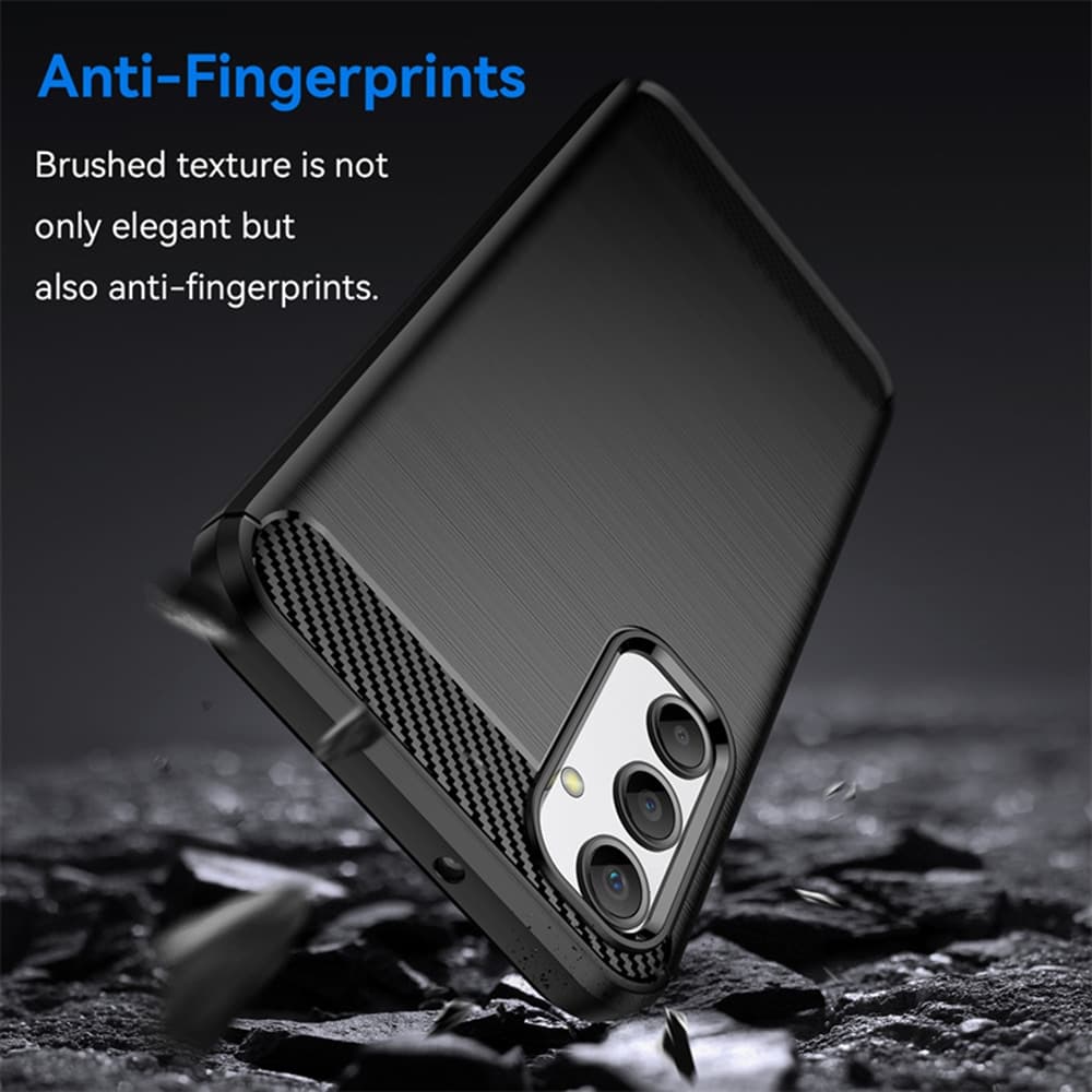 Techsuit Carbon Silicone - Samsung Galaxy A25 - Μαύρο 4