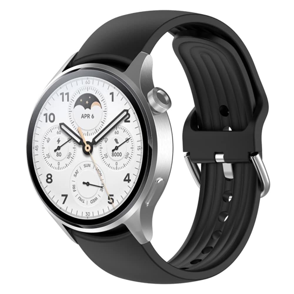 Techsuit Watchband 22mm (W003) - θήκη για Huawei Xiaomi Watch S1 Pro / Active GT 2 46mm 3 - Μαύρο 3