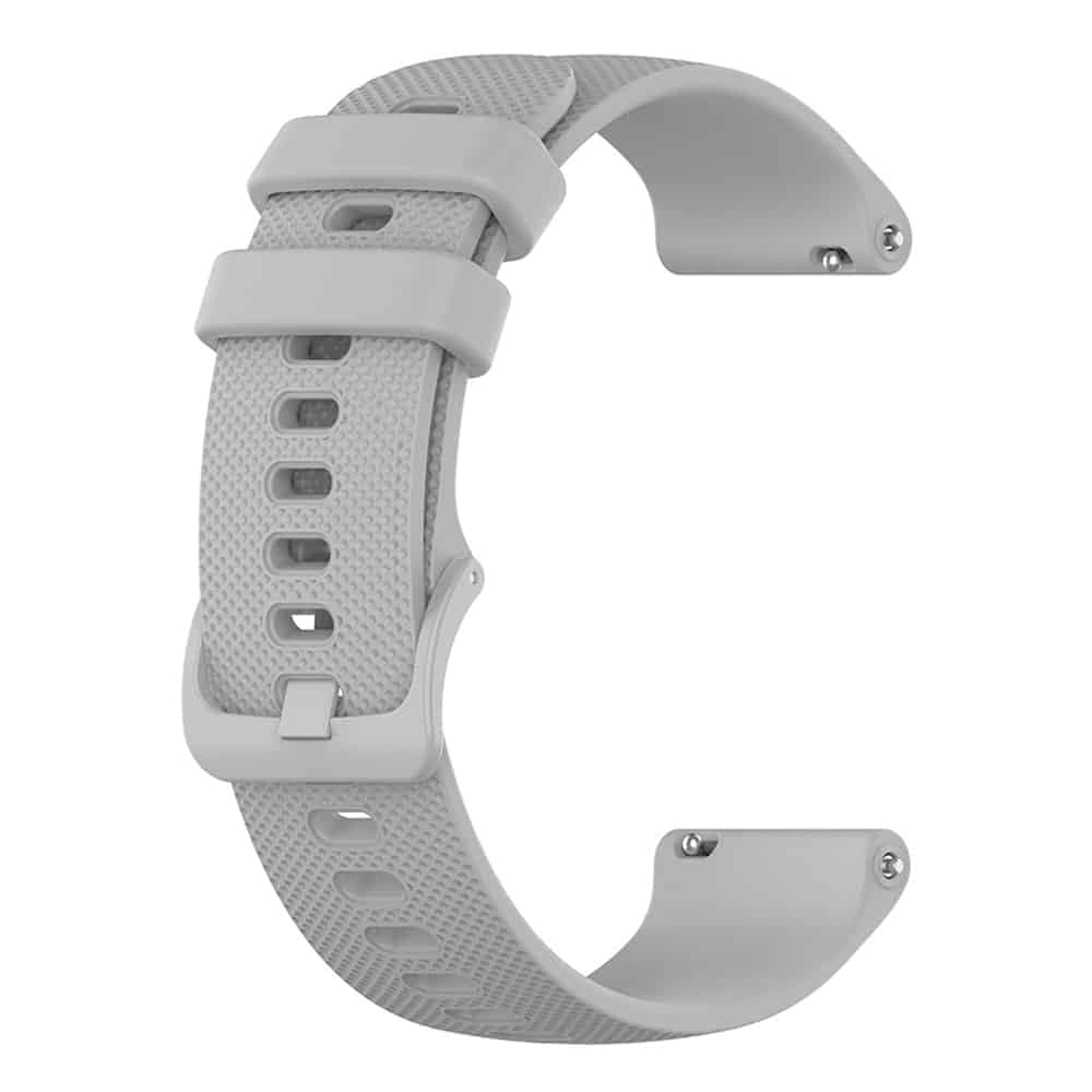 Techsuit - Watchband 20mm (W006) - Samsung Galaxy Watch 4/5/Active 2, Huawei Watch GT 3 (42mm)/GT 3 Pro (43mm) - Gray