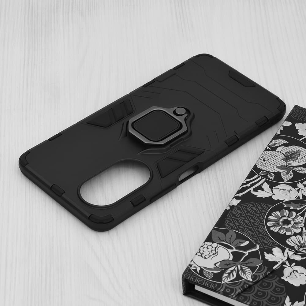Techsuit Silicone Shield - θήκη για Oppo A58 4G - Μαύρο 5
