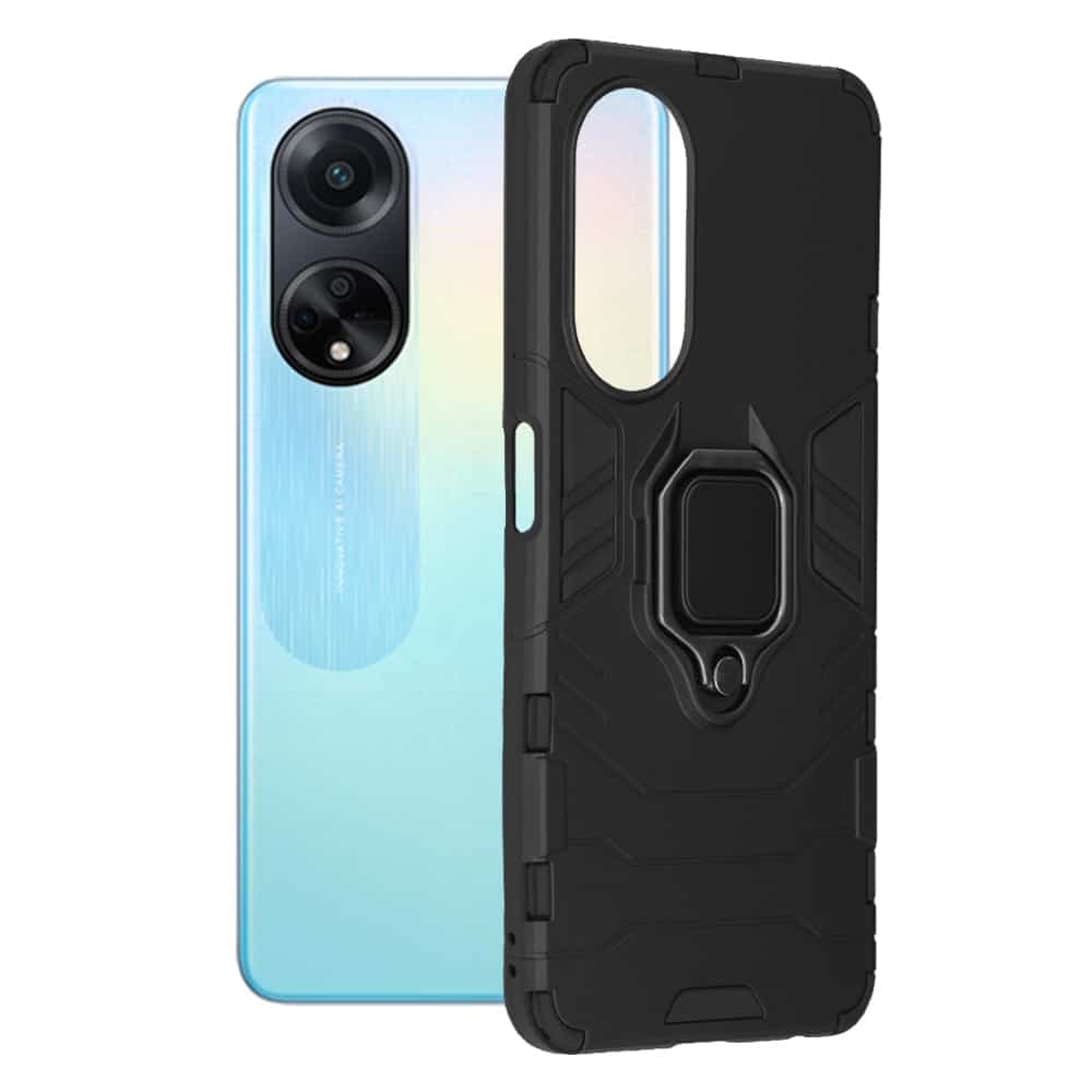 Techsuit Silicone Shield - θήκη για Oppo A98 - Μαύρο