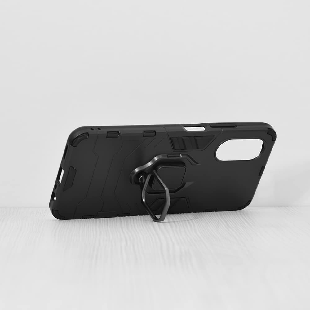 Techsuit Silicone Shield - θήκη για Oppo A17 - Μαύρο 2