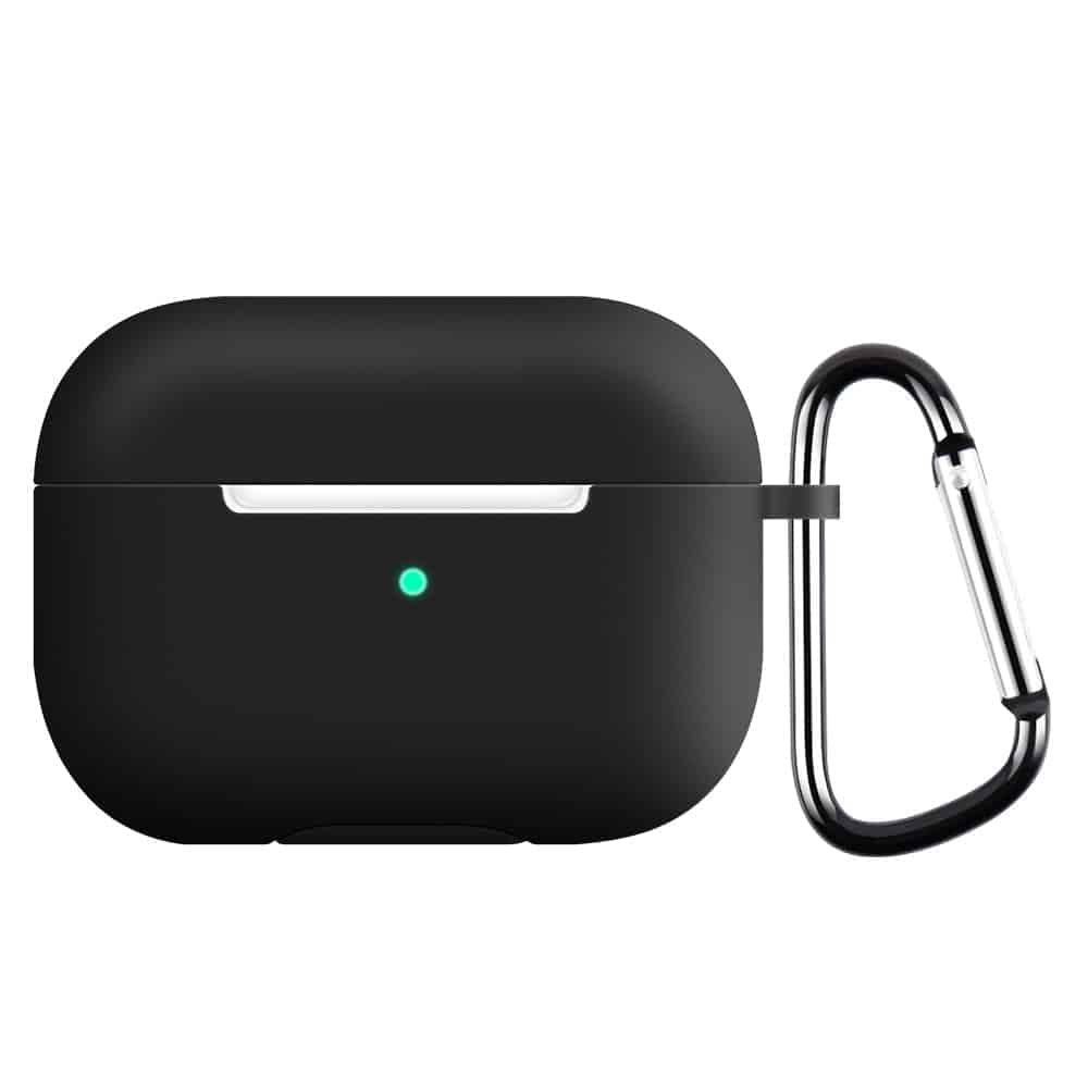 Techsuit - Θήκη Σιλικόνης - για Apple AirPods Pro 1 / 2, Λείο Υπερλεπτό Υλικό - Μαύρο 2