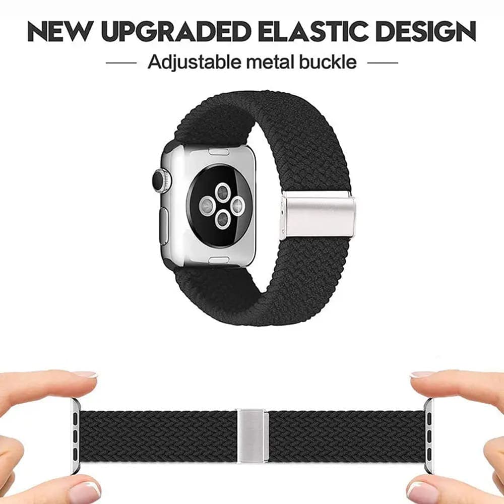 Techsuit - Watchband (W032) - Apple Watch 1/2/3/4/5/6/7/8/9/10/SE/SE 2 (38/40/41/42mm) - Star Light 7