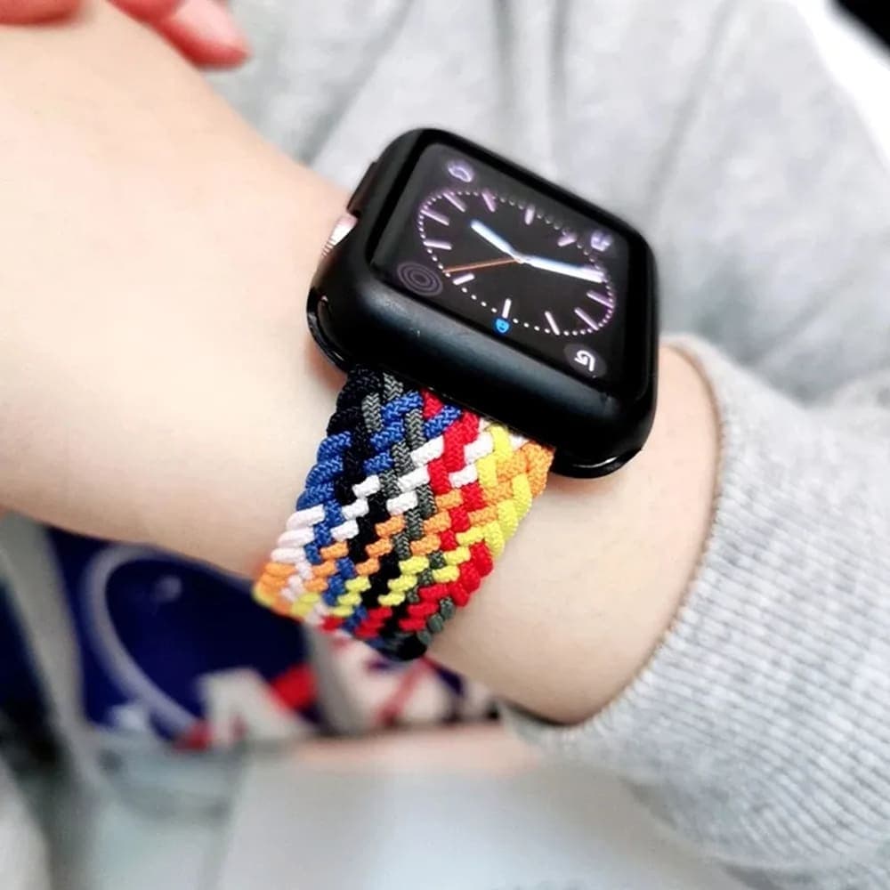 Techsuit - Watchband (W032) - Apple Watch 1/2/3/4/5/6/7/8/9/10/SE/SE 2 (38/40/41/42mm) - Star Light 3