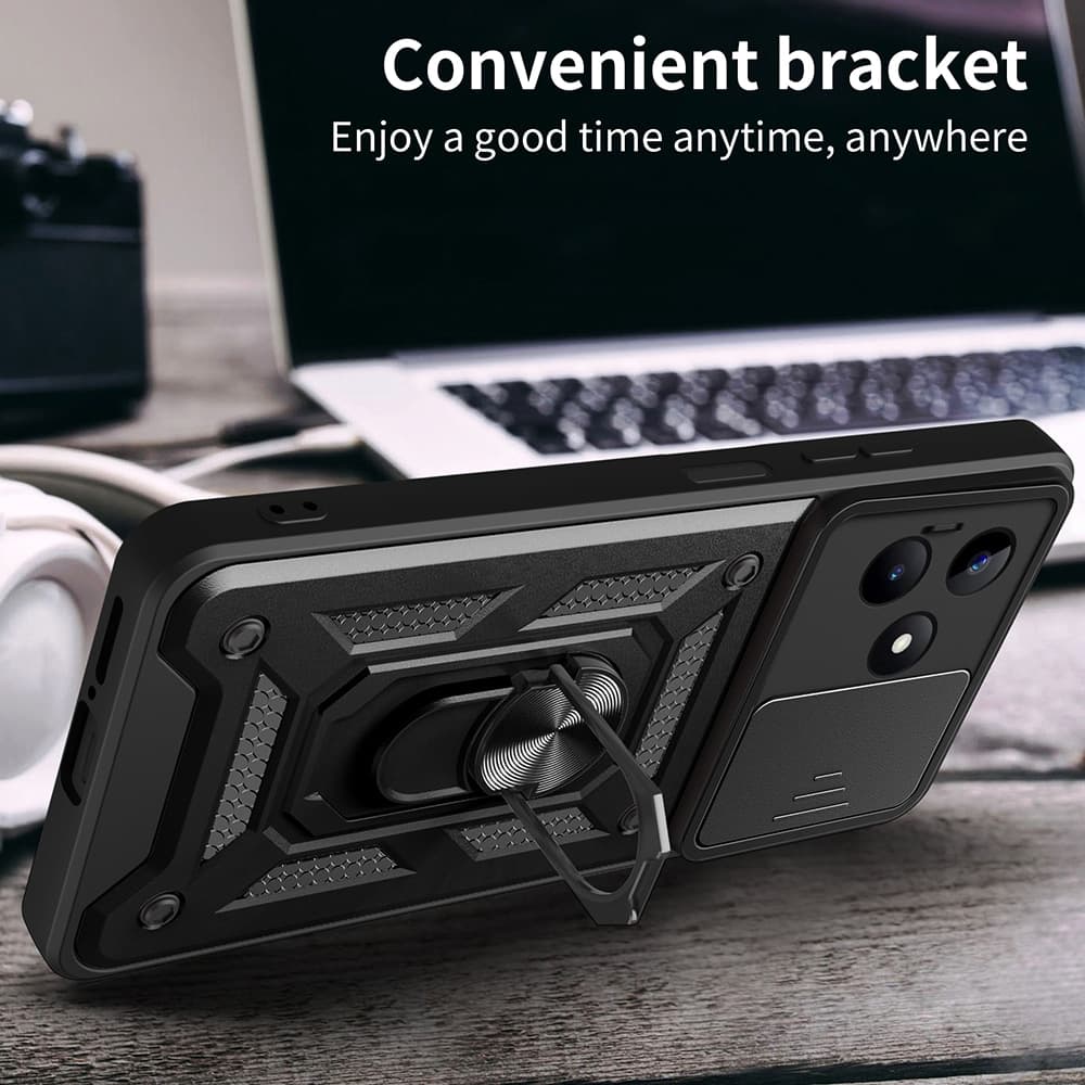 Techsuit CamShield Series - θήκη για Xiaomi Redmi Note 13 5G - Μαύρο 5