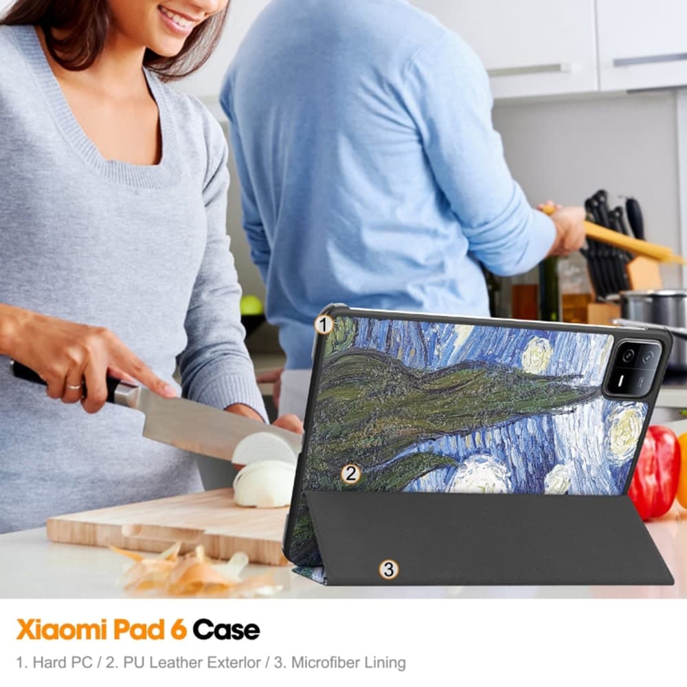 Techsuit FlipCraft - Xiaomi Pad 6 / Pro - Πολύχρωμο 7