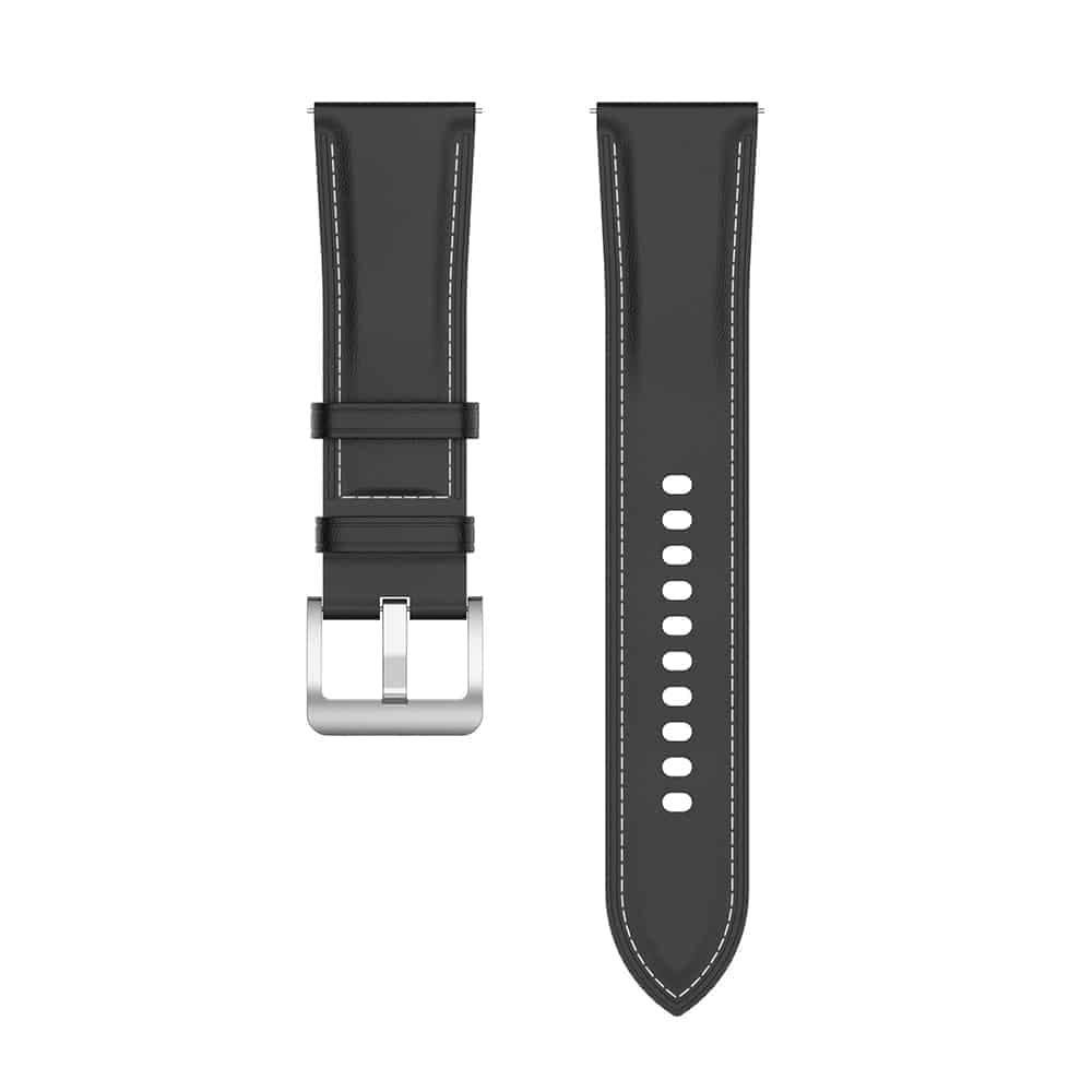 Techsuit - Watchband 20mm (W048) - Samsung Galaxy Watch 4/5/Active 2, Huawei Watch GT 3 (42mm)/GT 3 Pro (43mm) - Black 2