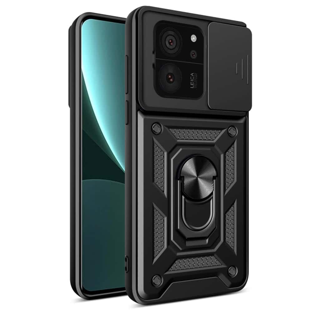 Techsuit CamShield Series - θήκη για Xiaomi 13T / Pro - Μαύρο