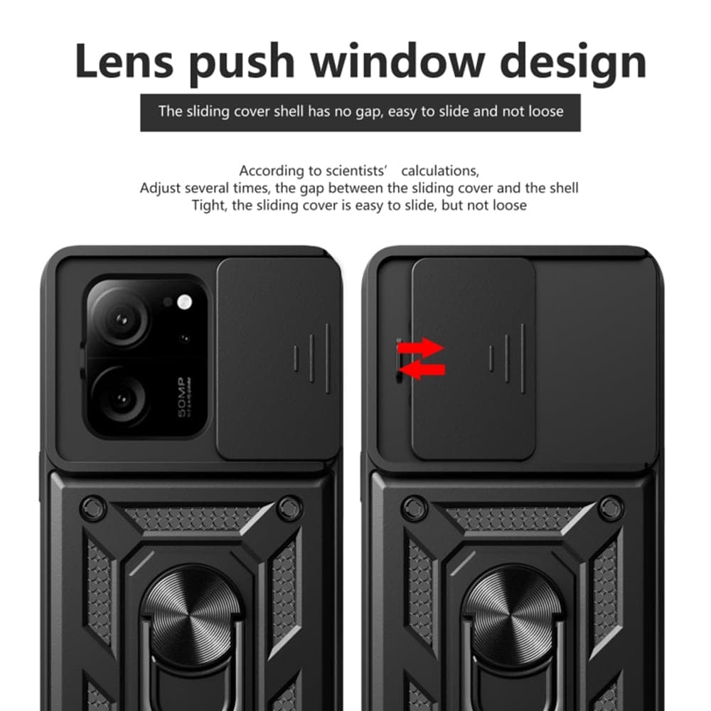 Techsuit CamShield Series - θήκη για Xiaomi 13T / Pro - Μαύρο 3