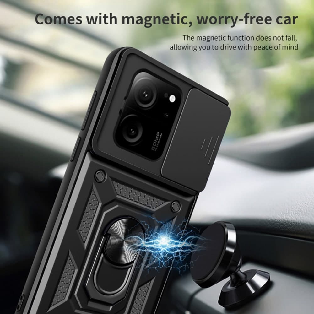 Techsuit CamShield Series - θήκη για Xiaomi 13T / Pro - Μαύρο 4
