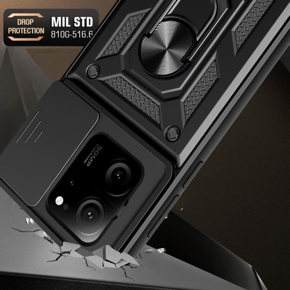Techsuit CamShield Series - θήκη για Xiaomi 13T / Pro - Μαύρο 2