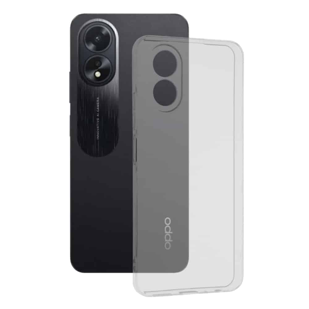 Techsuit Clear Silicone - Oppo A38 / A18 - Διάφανο