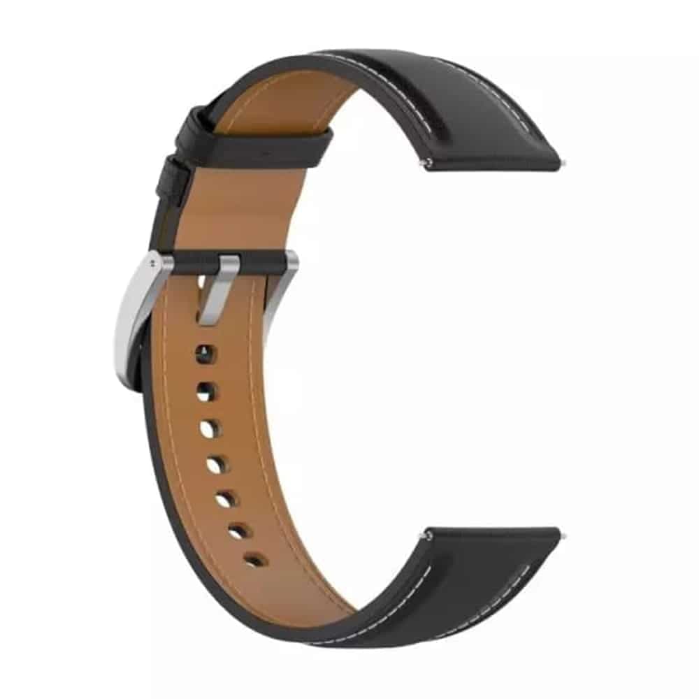 Techsuit - Watchband 20mm (W048) - Samsung Galaxy Watch 4/5/Active 2, Huawei Watch GT 3 (42mm)/GT 3 Pro (43mm) - Black 4