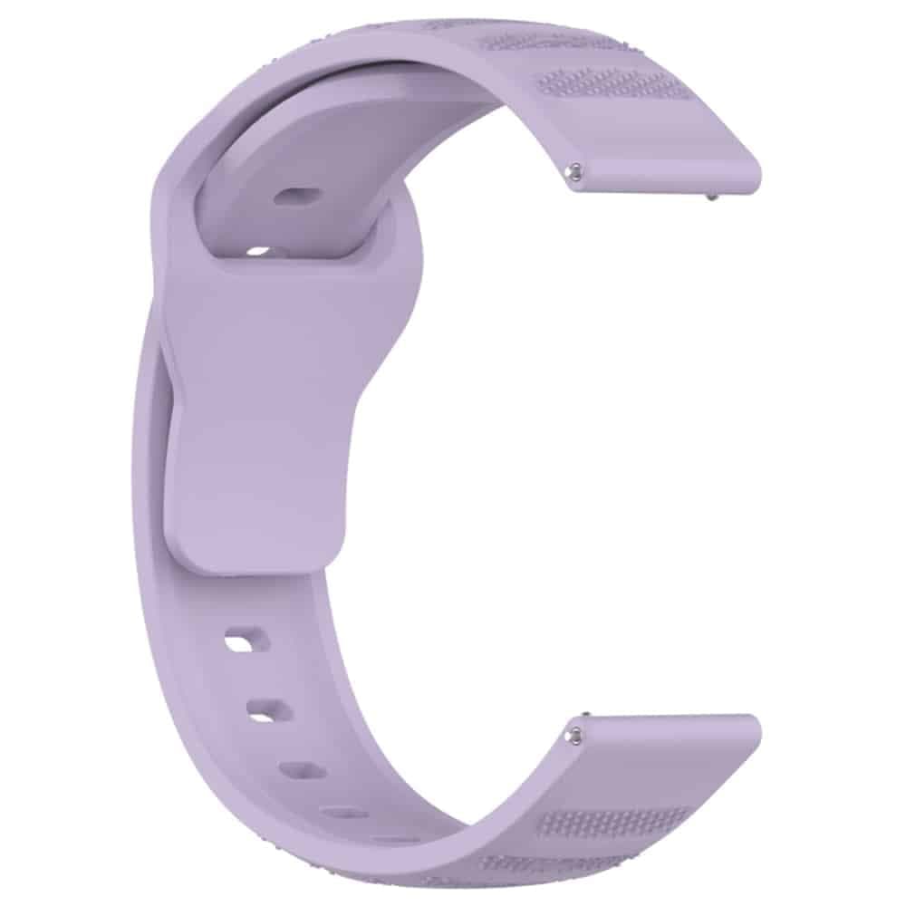 Techsuit - Watchband 20mm (W050) - Samsung Galaxy Watch 4/5/Active 2, Huawei Watch GT 3 (42mm)/GT 3 Pro (43mm) - Purple 3