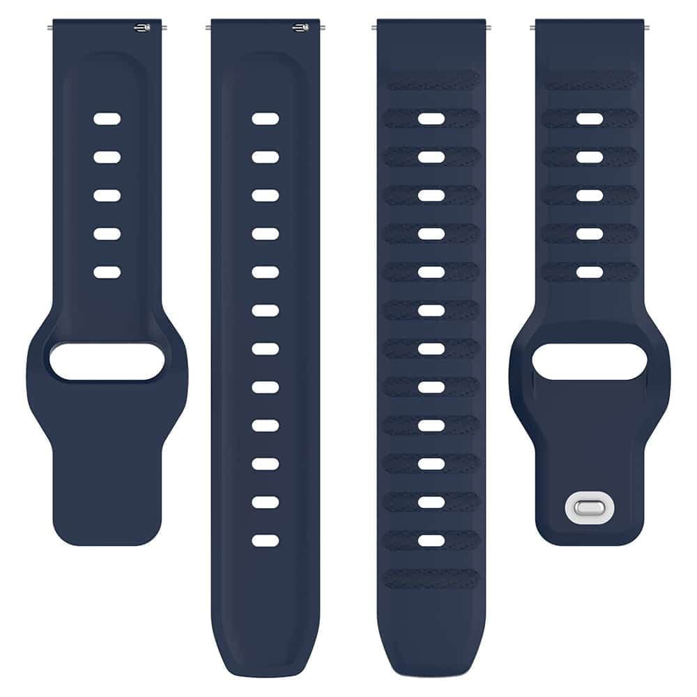 Techsuit - Watchband 20mm (W050) - Samsung Galaxy Watch 4/5/Active 2, Huawei Watch GT 3 (42mm)/GT 3 Pro (43mm) - Blue 2