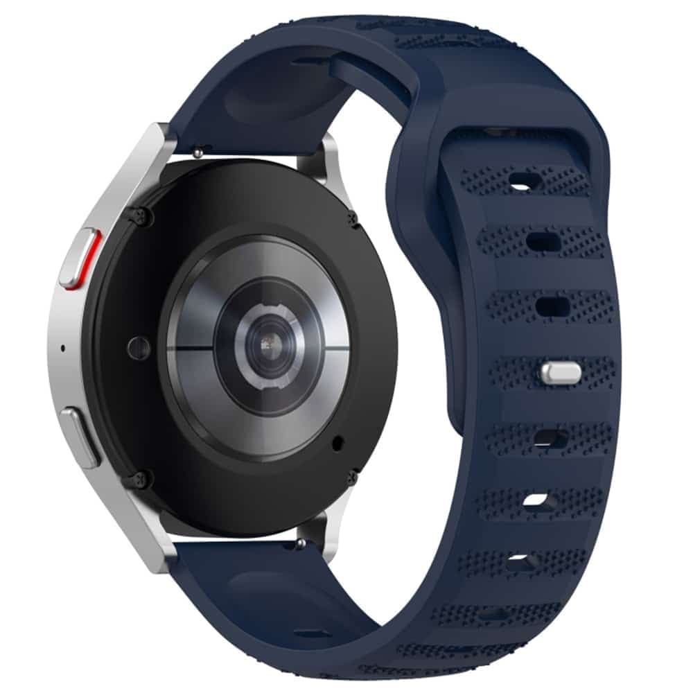 Techsuit - Watchband 20mm (W050) - Samsung Galaxy Watch 4/5/Active 2, Huawei Watch GT 3 (42mm)/GT 3 Pro (43mm) - Blue 3