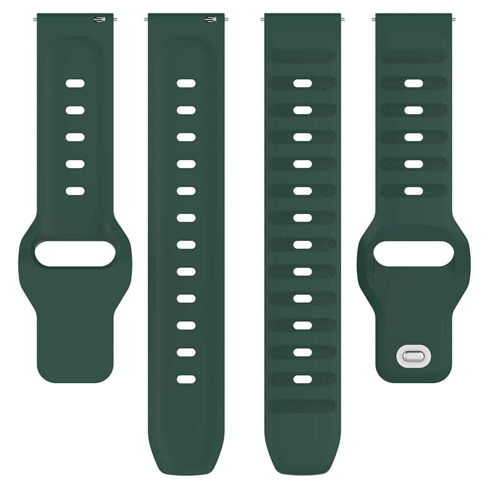 Techsuit - Watchband 20mm (W050) - Samsung Galaxy Watch 4/5/Active 2, Huawei Watch GT 3 (42mm)/GT 3 Pro (43mm) - Green 2