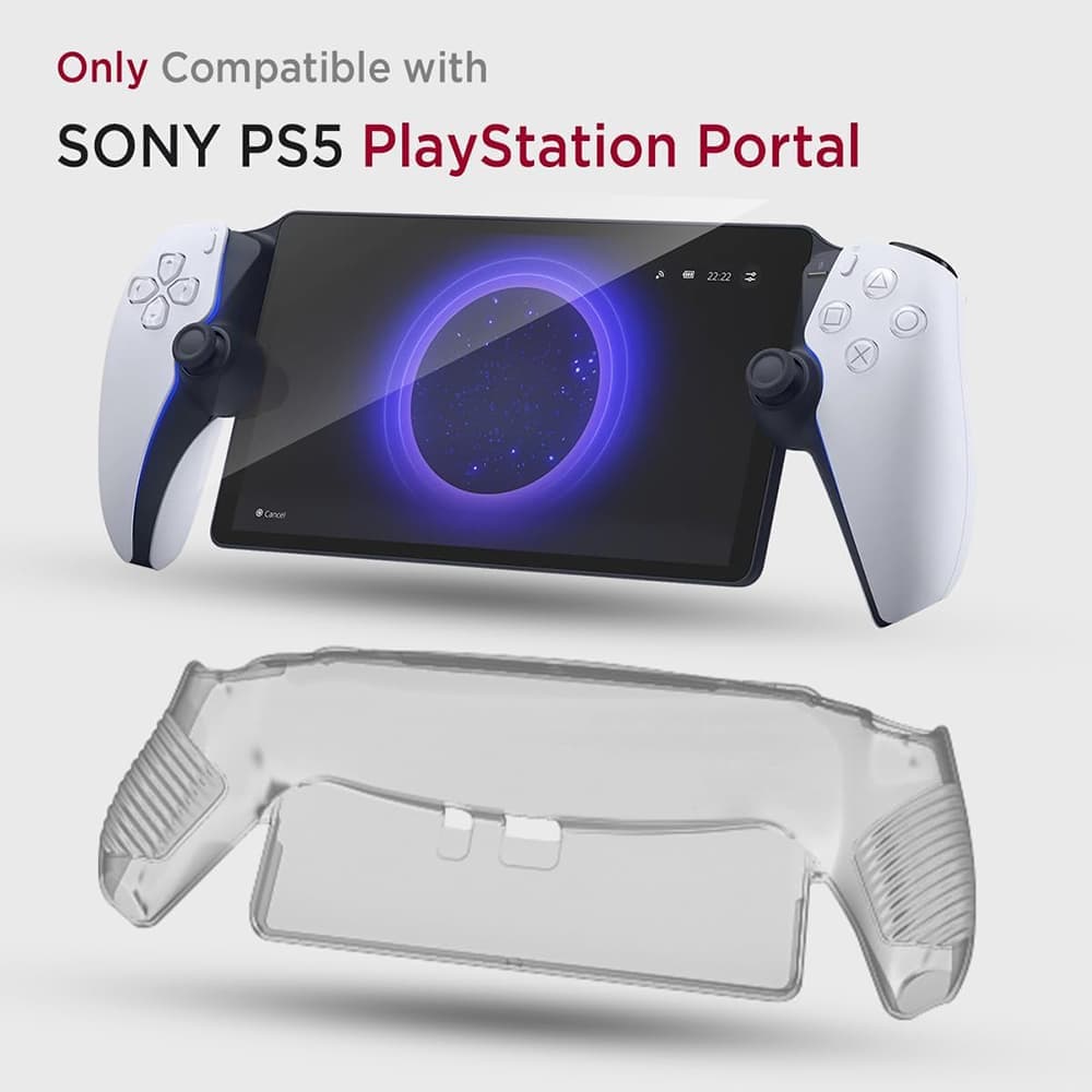 Techsuit - Φωτεινή Θήκη Σιλικόνης - PlayStation Portal Remote Player - Διάφανο 3