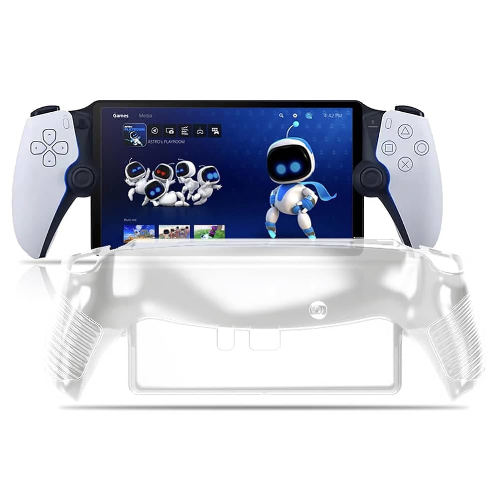 Techsuit - Φωτεινή Θήκη Σιλικόνης - PlayStation Portal Remote Player - Διάφανο 2