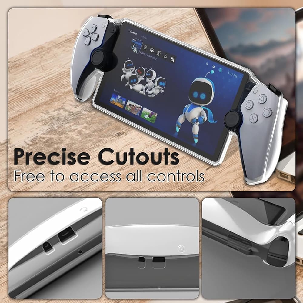 Techsuit - Φωτεινή Θήκη Σιλικόνης - PlayStation Portal Remote Player - Διάφανο 6
