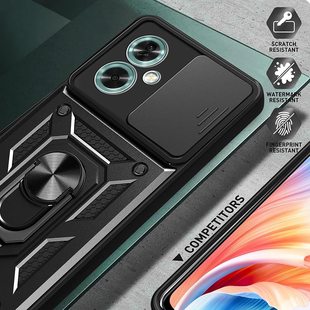 Techsuit CamShield Series - θήκη για Oppo Oneplus Nord N30 SE / A79 - Μαύρο 3