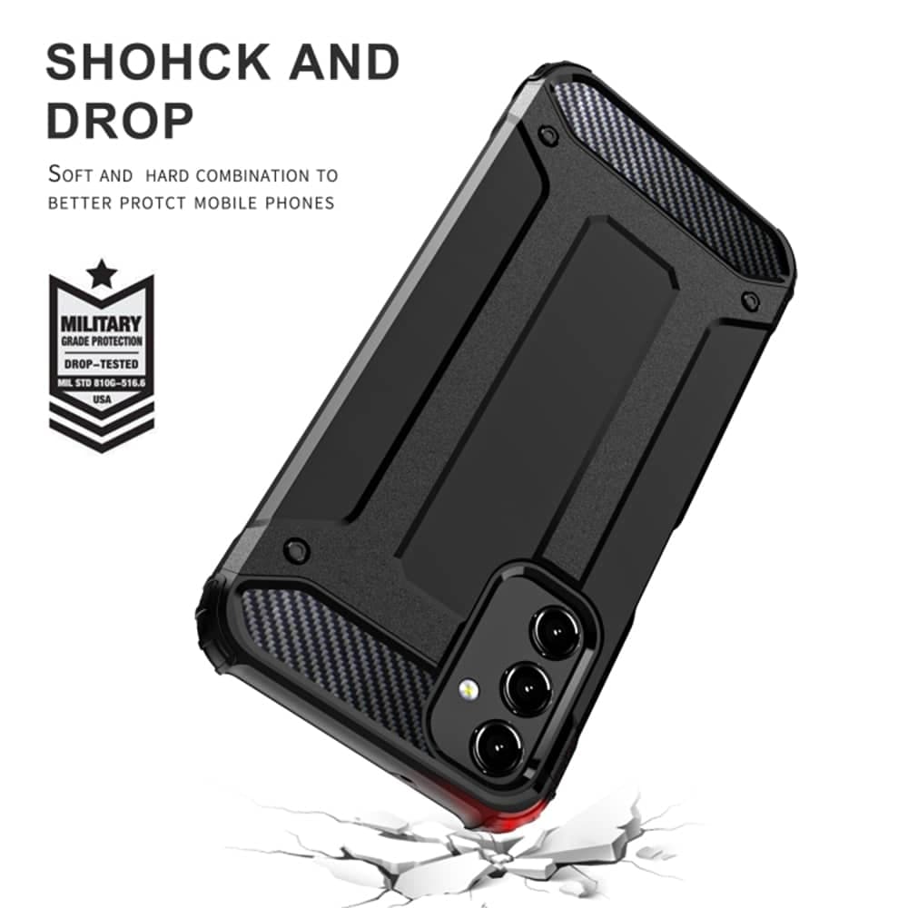 Techsuit Hybrid Armor - θήκη για Samsung Galaxy A05s - Μαύρο 3