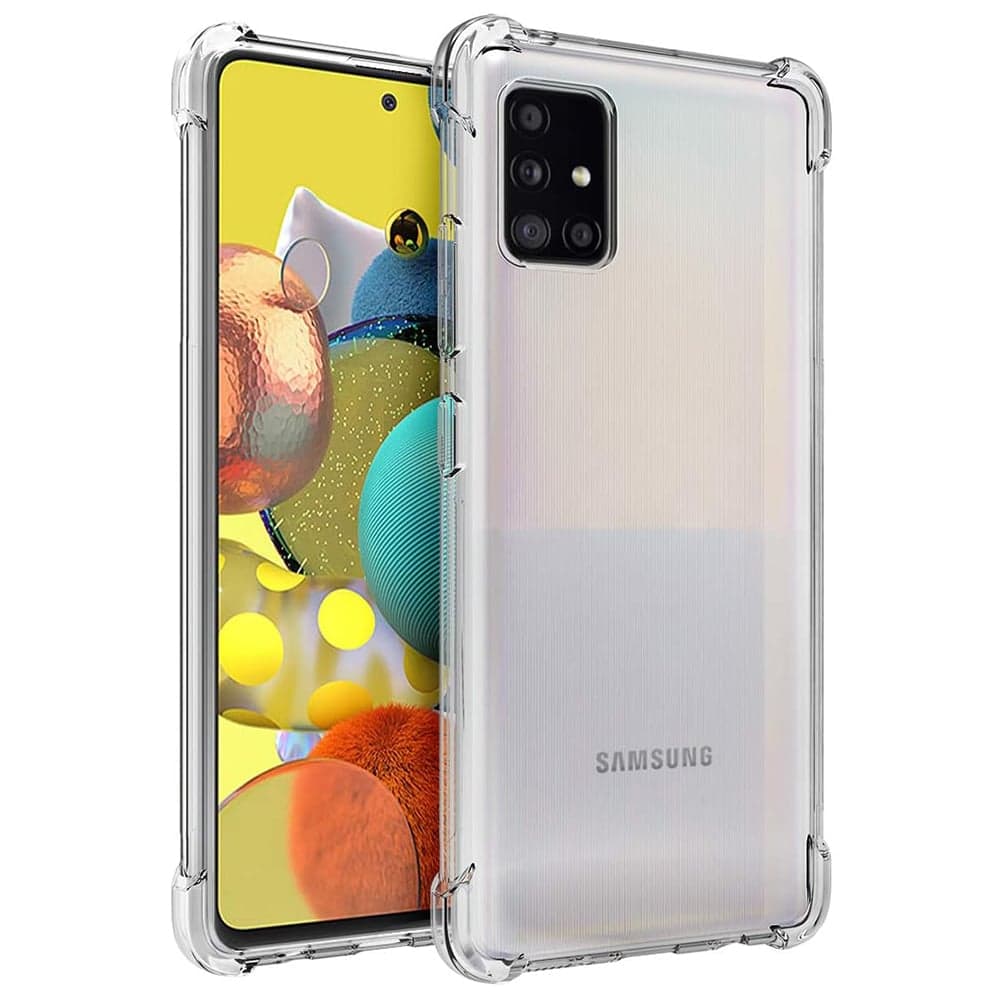 Techsuit Shockproof Clear Silicone - θήκη για Samsung Galaxy A51 - Διάφανο