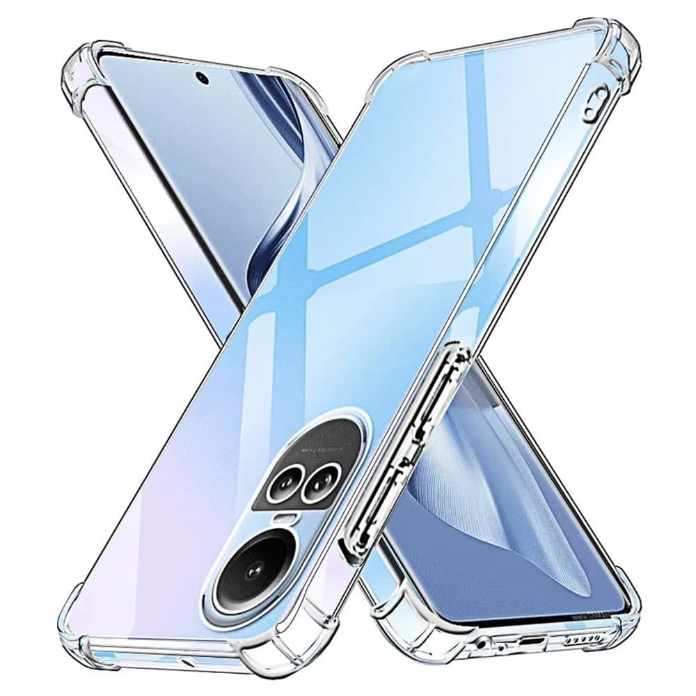 Techsuit Shockproof Clear Silicone - θήκη για Oppo Reno10 - Διάφανο