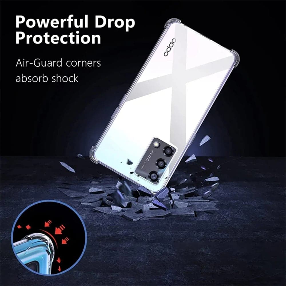 Techsuit Shockproof Clear Silicone - θήκη για Oppo Reno10 - Διάφανο 4