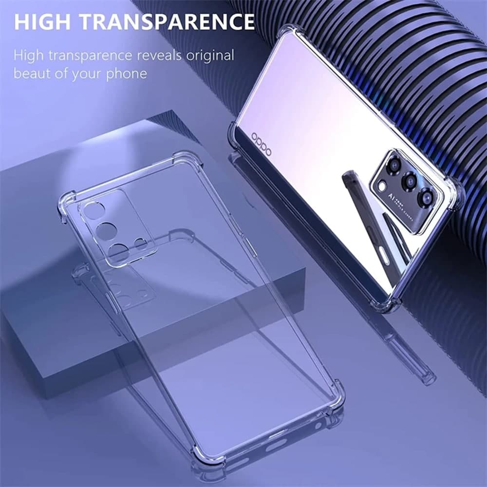 Techsuit Shockproof Clear Silicone - θήκη για Oppo Reno10 - Διάφανο 2