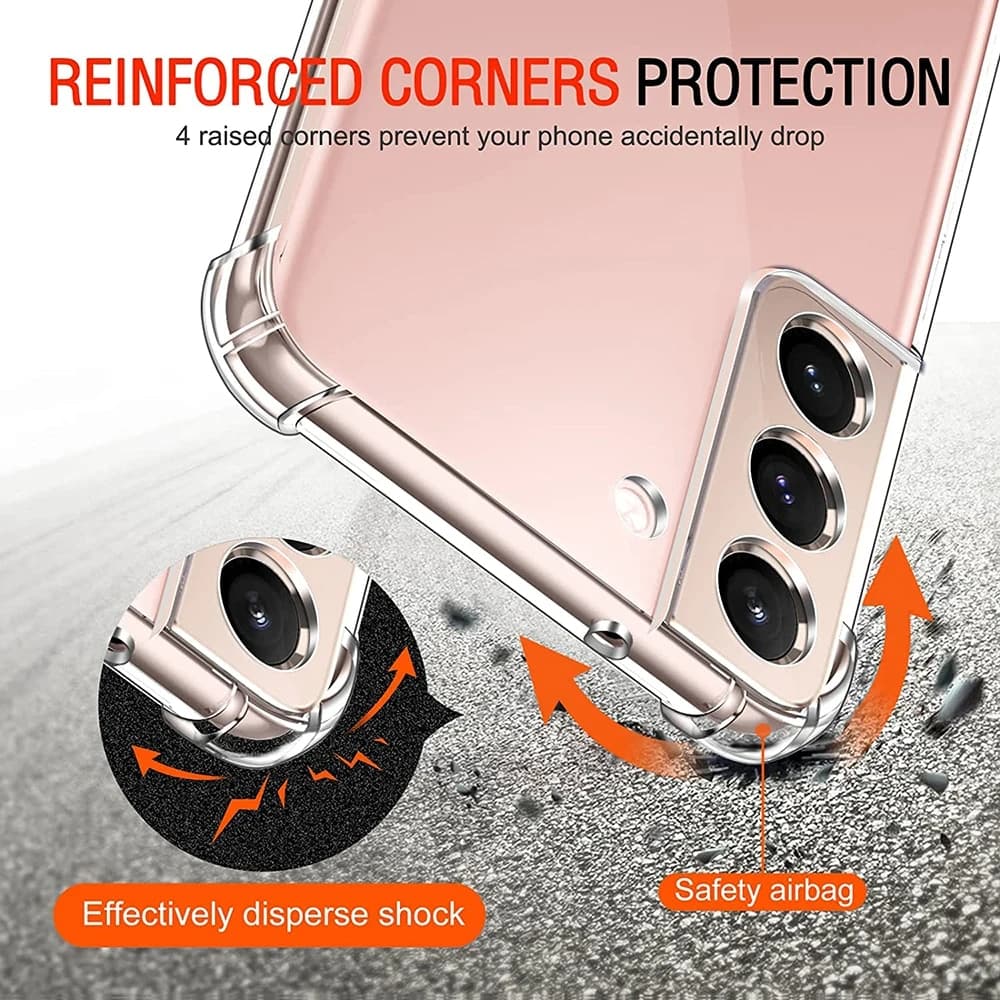 Techsuit Shockproof Clear Silicone - θήκη για Samsung Galaxy A54 - Διάφανο 3
