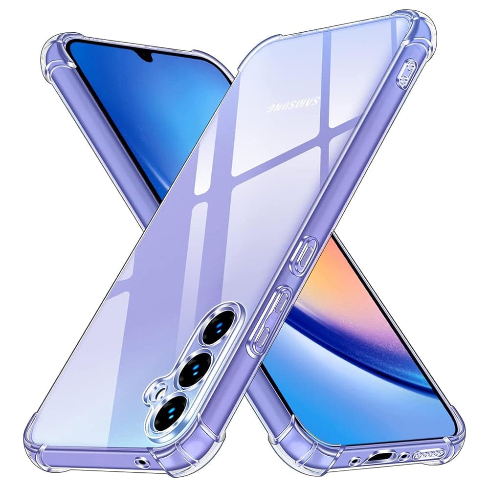 Techsuit Shockproof Clear Silicone - θήκη για Samsung Galaxy A34 - Διάφανο