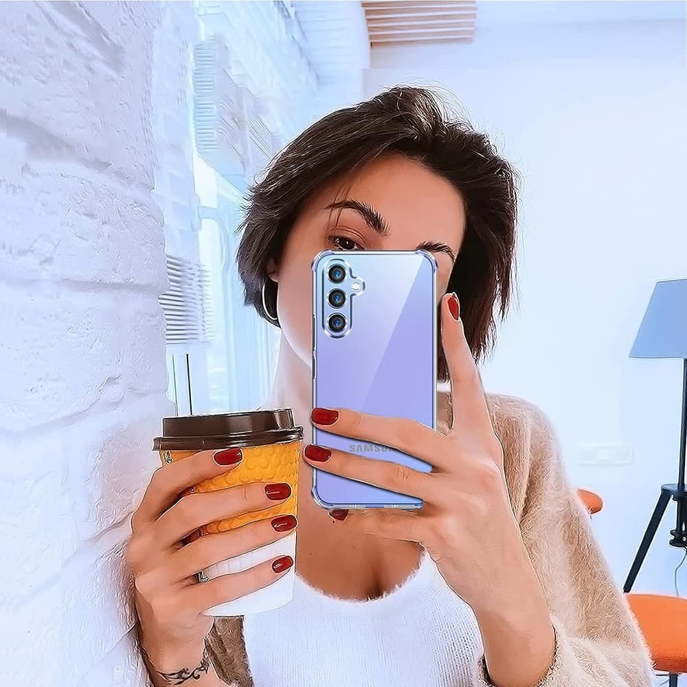 Techsuit Shockproof Clear Silicone - θήκη για Samsung Galaxy A34 - Διάφανο 5