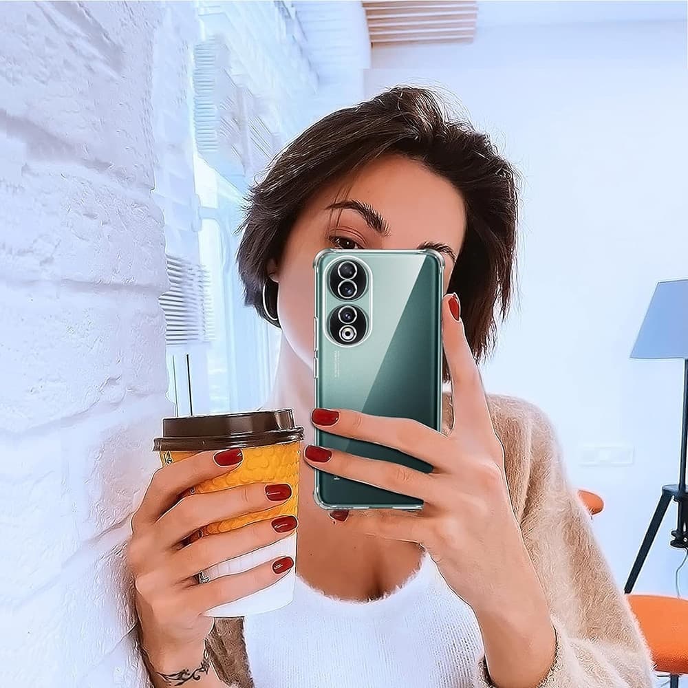 Techsuit Shockproof Clear Silicone - θήκη για Honor 90 - Διάφανο 6