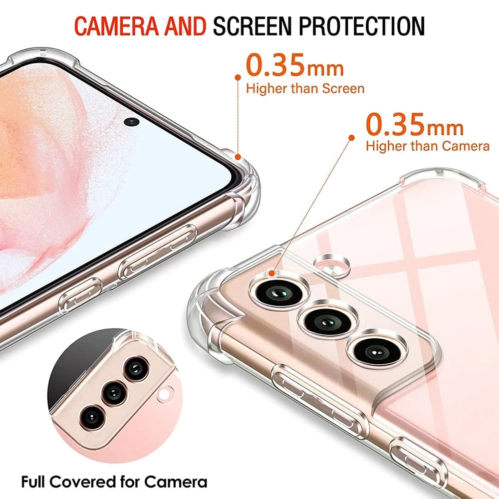 Techsuit Shockproof Clear Silicone - θήκη για Samsung Galaxy S21 FE 5G - Διάφανο 6