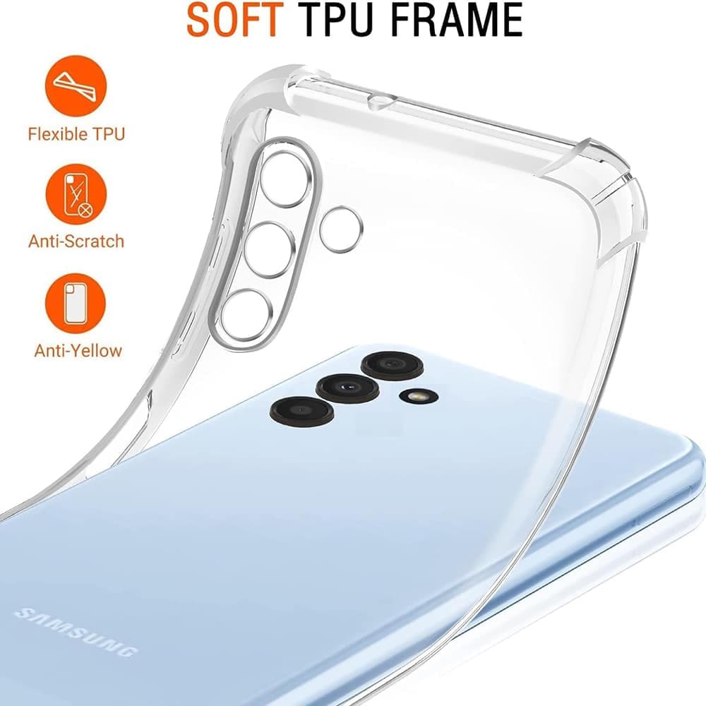 Techsuit Shockproof Clear Silicone - θήκη για Samsung Galaxy A13 5G - Διάφανο 2